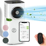 Climatiseur mobile klarstein climatiseur mobile silencieux 10k btu blanc classe a