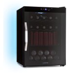 Klarstein - coachella 60 frigo  boissons - 60l rfrigrateur  boissons, wifi, led 7 couleurs, porte ...