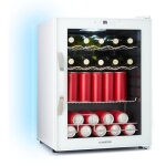 Klarstein - coachella 60 frigo  boissons - 60l, wifi, clairage led 7 couleurs, porte en verre, temprature ...