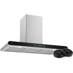 Klarstein - curvevent hotte murale - 90cm hotte aspirante, 700 m³ / h, Éclairage led, tactile, a + Énergie, ... Klarstein - curvevent hotte murale - 90cm hotte aspirante, 700 m³ / h, Éclairage led, tactile, a + Énergie, ...