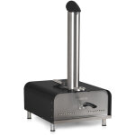 Klarstein ? four � pizza � granul�s avec pierre 33x33 cm ? thermom�tre int�gr� jusqu'� 500 �c ? inox ...