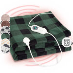 Dr. watson xxl couverture �lectrique 3 niveaux de puissance lavable 200x180cm micro - peluche