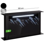 Klarstein - hotte aspirante 60cm, hottes de cuisine 2 en 1 � aspiration descendante, d�bit d'air de 682 ...