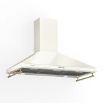 Klarstein - hotte victoria 90 90 cm r�tro design 644, 5 m� / h 2 lampes led