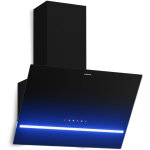 Klarstein illuminosa hotte aspirante 60 cm - hotte d�corative inclin�e, 818 m� / h, a + + , led, tactile, ...