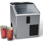 Klarstein - bullet ice shaved ice maker 15 kg de production de glace bullet & shaved ice acier inoxydable ...