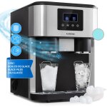 Klarstein - machine a glacons pour la maison, capacit� de 1. 8l, fabrique rapidement jusqu'� 15kg de ...