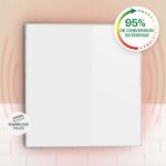 Klarstein - radiateur infrarouge mural, chauffage infrarouge 360w, panneau chauffant infrarouge puissant, ...