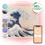 Klarstein - radiateur infrarouge mural intelligent, chauffage infrarouge 350w, panneau chauffant infrarouge, ...