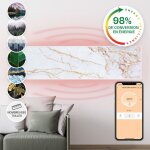 Klarstein - radiateur infrarouge mural intelligent, chauffage infrarouge 350w, panneau chauffant infrarouge, ...