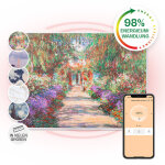 Klarstein - radiateur infrarouge mural intelligent, chauffage infrarouge 500w, panneau chauffant infrarouge, ...