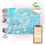 Klarstein - radiateur infrarouge mural intelligent, chauffage infrarouge 500w, panneau chauffant infrarouge, ...