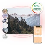 Klarstein - radiateur infrarouge mural intelligent, chauffage infrarouge 500w, panneau chauffant infrarouge, ...