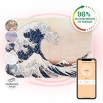 Klarstein - radiateur infrarouge mural intelligent, chauffage infrarouge 500w, panneau chauffant infrarouge, ...