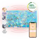 Klarstein - radiateur infrarouge mural intelligent, chauffage infrarouge 700w, panneau chauffant infrarouge, ...