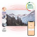 Klarstein - radiateur infrarouge mural intelligent, chauffage infrarouge 700w, panneau chauffant infrarouge, ...