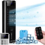 Rafraichisseur d'air 4 en 1 klarstein skyscraper horizon 486m³ / h 60w noir Rafraichisseur d'air 4 en 1 klarstein skyscraper horizon 486m³ / h 60w noir