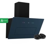 Klarstein - sleekair hotte aspirante - hotte dcorative 60 cm, dbit 686 m / h, cee a + + , clairage ...