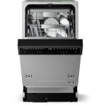 Klarstein velaire lave vaisselle 45cm semi - intgr - 10 couverts, 9 programmes, 42 db, classe b, aquastop, ...