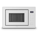 Klarstein velaire micro onde encastrable 25 litres avec grill 850w, 1200w grill, 8 programmes, commande ...