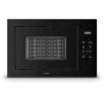 Klarstein velaire micro onde encastrable 25 litres avec grill 850w, 1200w grill, 8 programmes, commande ...