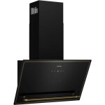 Klarstein - victoria hotte aspirante - 60cm hotte cuisine angulaire, dbit 400 m / h, cran led, a + ...