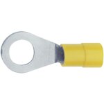 Klauke - 6506 cosse  oeillet section max. =6 mm  du trou=6. 5 mm partiellement isol jaune 1 pc(s) ...