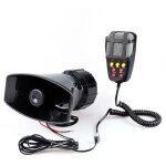 Rhg klaxon d'alarme m�gaphone pour voiture, dc 12 v, 100 w, 125 db, sir�ne puissante pour moto, voiture, ...