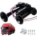 Klaxon de camion 12 v, super puissant 600 db, double klaxon  air comprim avec compresseur, pour vhicules ...