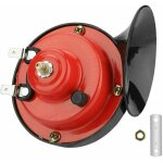 Klaxon de train ultra puissant 12 v 300 db �tanche pour moto, voiture, camion, suv, bateau, rouge