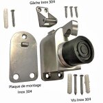 Klose besser - butoir mural inox de porte blindomax � crochet - 813