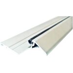 Klose besser ? seuil de porte en aluminium anodis� argent 930 x 75 mm ? joint phonique epdm amovible ...