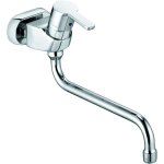 Kludi - logo neo mitigeur mural d'vier, levier ferm, montage