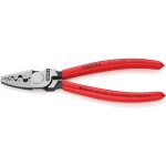 Knipex - 97 71 180 sb pince � sertir pour embouts de c�ble gain�es en plastique 180 mm
