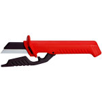 Knipex 98 56 sb couteau d'�lectricien pour c�bles avec lame interchangeable 190 mm