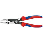 Knipex 13 92 200 sb pince pour installations �lectriques avec poign�es multimati�res atramentis�e noire ...