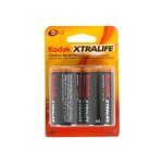 Pile kodak alcaline xtralife d lr20 blister2 Pile kodak alcaline xtralife d lr20 blister2