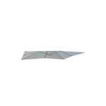 Housse de rechange pour parasol de'centre' senso 3x3 m en polyester blanc avec grille d'ae'ration