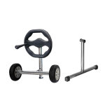Support enrouleur de bche kokido thor 59x72 cm avec roues incluses