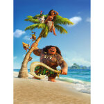 Komar - poster g�ant intiss� vaiana et maui - 184 x 248 cm