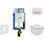 Kombifix - bti - support pour wc suspendu avec plaque de dclenchement sigma 50, blanc alpin + ideal ...