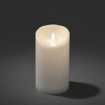 Konstsmide 1842 - 100 bougie en cire v�ritable � led blanc blanc chaud (� x h) 100 mm x 180 mm s061401 ...