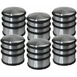 Kontarboor - web2o - lot de 6 stop - portes / bloc porte - solide & pratique - m�tal