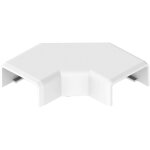 Angle plat pour moulure pvc blanche 20 x 10 mm kopos