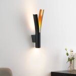 Kosilum - applique led design noire double �clairage - nelia