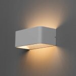 Kosilum - applique murale led blanc design 6w - 20cm - quadra