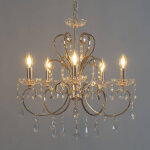 Kosilum - lustre cristal or rose - pavia