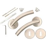 Kotarbau - garniture de rosace 130 mm en inox c bb - serrure � garnitures universelle
