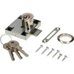 Kotarbau serrure de meuble 45 x 56 mm - serrure � visser droite avec 3 cl�s - serrure � cylindre - serrure ...