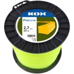 Kox - proline fil carr� pour d�broussailleuse 2, 7 mm de diam�tre, 265 m de longueur